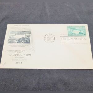 1952 Washington Grand Coulee Dam Commemorative Cover